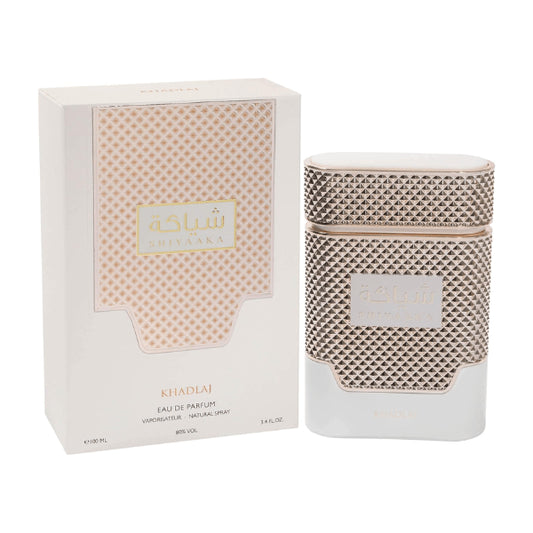 Shiyaaka White/Rose Gold 100ml EDP Khadlaj For Women