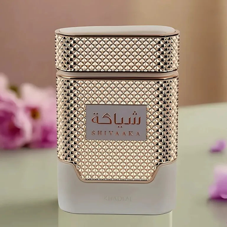 Shiyaaka White/Rose Gold 100ml EDP Khadlaj For Women